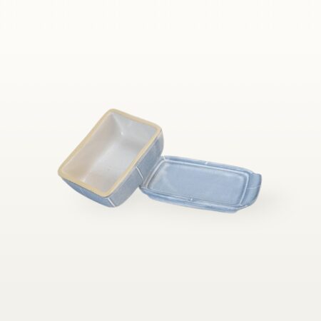 Alternative view of Butterdose mit Knauf "Feinstrich Blau"
