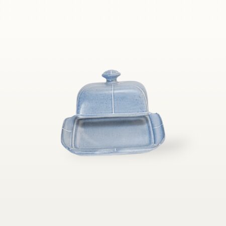 Butterdose mit Knauf "Feinstrich Blau" – Bild 3