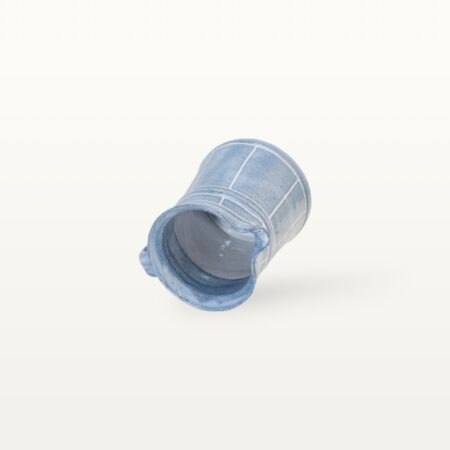 Kleiner Krug "Feinstrich Blau" - gerade – Bild 5