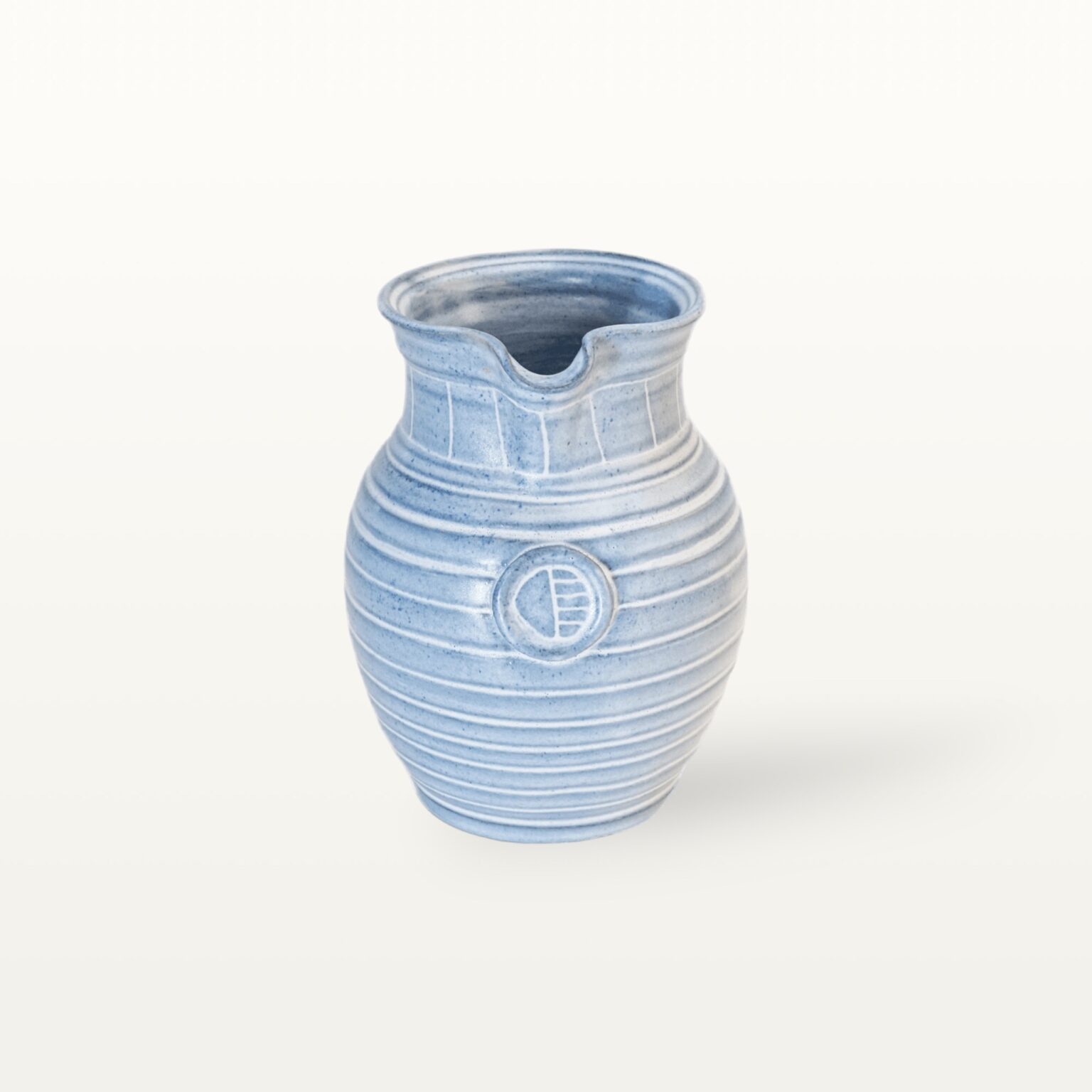 Großer Krug gerade "Feinstrich Blau" - bauchig 3 Großer Krug gerade "Feinstrich Blau" - bauchig – Bild 3